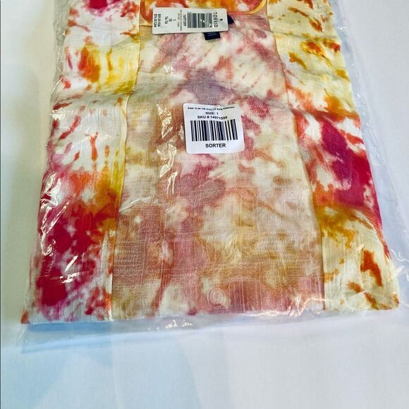 Torrid Tie-Dye Duster Kimono, Size 1 (1X 14-16) - Picture 7 of 8